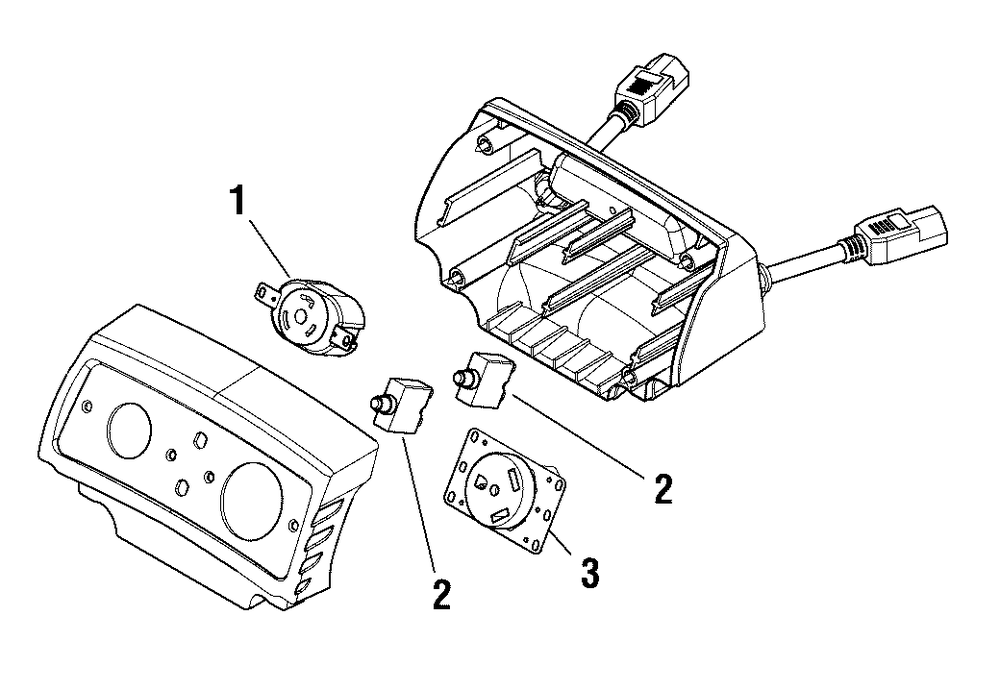 Parallel Kit (80010537) Diagram and Parts List for 6278-00  Briggs and Stratton Generator